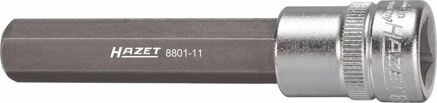 HAZET Hexagon socket 1 piece Width across flats 11 x Drive angle x Total length mm Japanese import 8801H11 9.5 87.5 [Regular product]