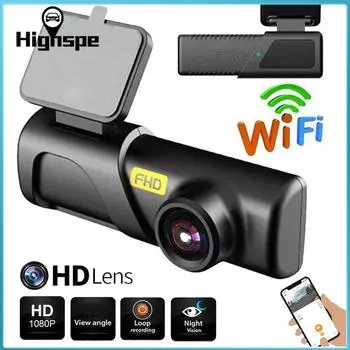 HD1080p видеорегистратор для автомобиля, Wi-Fi, видеорегистратор, беспроводная ночная версия, видеорегистратор, камеры, циклическая запись, автомобильный видеорегистратор, камера
