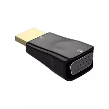 HD 1080P HDMI-совместимый адаптер VGA Выходной преобразователь для ноутбука (черный)