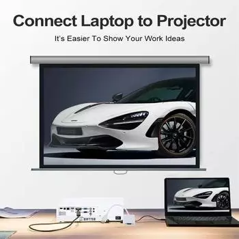 HD 1080P HDMI-совместимый к VGA адаптер цифровой аналоговый HDMI-совместимый мужчина к женскому VGA кабель-конвертер для ПК ноутбука планшета