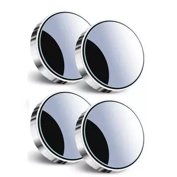 HD Car Rearview Mirror 360-Degree Blind Spot Mirror Sturdy Suction Cup Reflector Car Accessories
