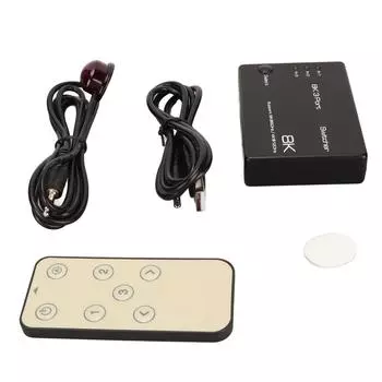 HD Multimedia Interface Switcher Support HDR 8K At 60Hz 4K At 120Hz 3 in 1 Out 1080P HD Multimedia