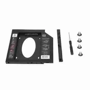 HDD Caddy Bay General 9,5 мм 2,5 дюйма SATA на SATA 2-й жесткий диск SSD крышка лотка для жесткого диска для ноутбука CD DVD