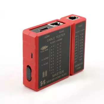 HDMI-совместимый HD тестер сетевого кабеля RJ45 сетевой Lan 8P8C POE Anti Burn RJ11 тестер телефонной линии защита POE CHINA