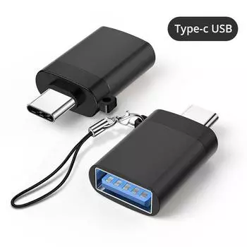HdoorLink Micro USB OTG адаптер USB3.0 для синхронизации данных типа C с разъемом для флэш-накопителя мыши для телефона Android Type-C OTG чёрный