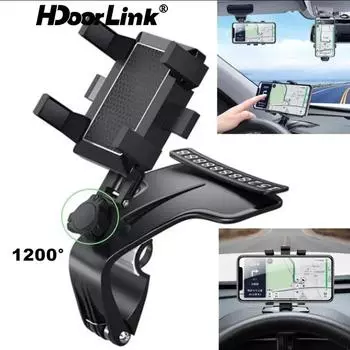 HdoorLink, вращение на 1200 градусов, автомобильный держатель для телефона, держатель для мобильного телефона на приборной панели, подставка для автомобиля, многофункциональный кронштейн, универсальная подставка для мобильного телефона 1200° Rotate Holder