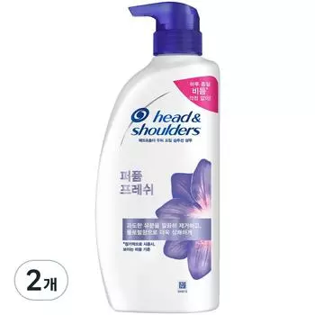 Head & Shoulders Парфюмированный свежий шампунь с ароматом фрезии, 750 мл, 2 шт.