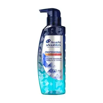 HEAD & SHOULDERS Шампунь против перхоти, профессиональный, против сильной перхоти, улучшенный контроль жирности, 300 мл. 300 ml.