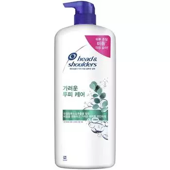 Head & Shoulders Total Solution Itchy Scalp Care Шампунь с ароматом эвкалипта, 1,2 л, 1 шт.