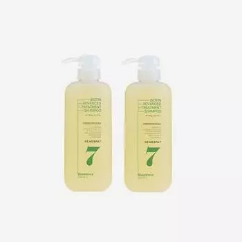Head Spa 7 1+1 Биотиновый лечебный шампунь 740 мл