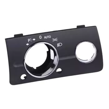 HeadlightSwitchCover Switch Panel Cover ABS Auto Parts Black Car Accessories Front Replacement Sturdy Practical CHINA