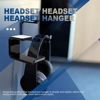 Headphone Bracket Universal 15KG Reusable Desk-mounted Headset Holder Indoor Hotel Net Bar Earphone Support Accessories