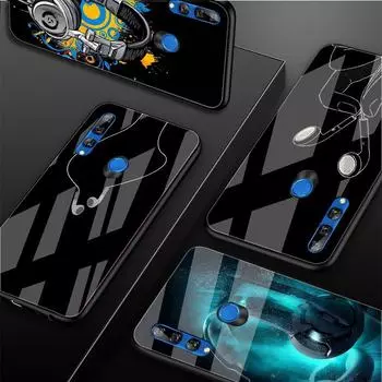 Чехол для телефона из закаленного стекла для наушников Huawei Honor 8X9 10i 20i 20Lite 20Pro 30 Pro Honor 8X