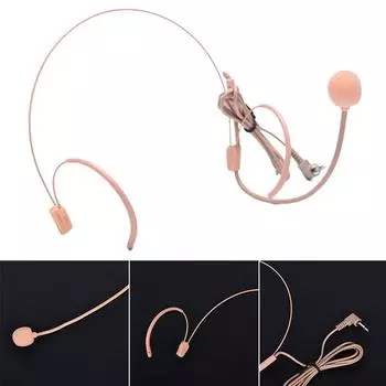 Headworn Condenser Headset Microphone Wireless Body-Pack Transmitter 3.5 Mm Plug