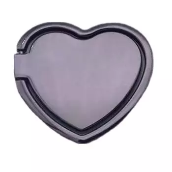Heart Pattern Mobile Phone Holder Universal Smartphone Phone Stand For IPhone Holder Accessorie S1E7 black-1pcs