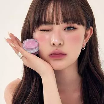 Heart percent dot on mood custom lip and cheek 7colors 07 Geek and Plum