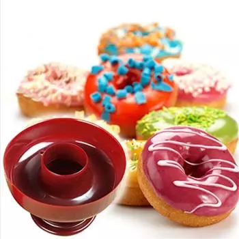 Heart Shaped Round Flower Love Heart Shaped Donut Cake Mold Donut Stamps Biscuit Molds Cake Molds Tools Baking Accessories