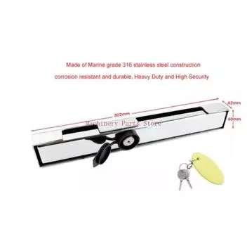 Heavy Duty Stainless Steel 316 High Security Outboard Motor Lock With Key Boat Accessories CHINA