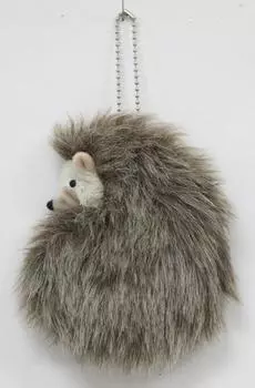 Hedgehog mini pouch silhouette stuffed toy
