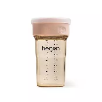 Hegen PPSU Универсальная чашка 240мл, розовый, 1 шт.