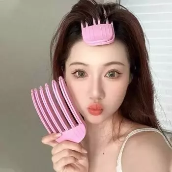 HEHW зажим для поднятия челки зажим для поднятия гребня для укладки волос расческа для укладки пушистая челка бигуди для волос пластик укладка волос с помощью фена удобно