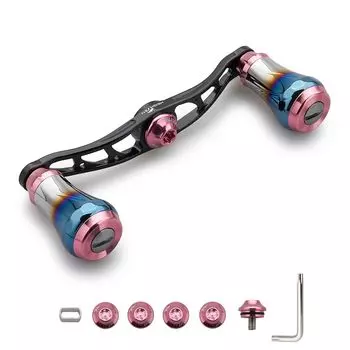 HEIGHTEN Bait Reel Handle for Abu General Bait Aviation Aluminum Aurora Series Black Sakura V2.0 90mm/105mm/115mm Shimano, Daiwa, Garcia, Reel,