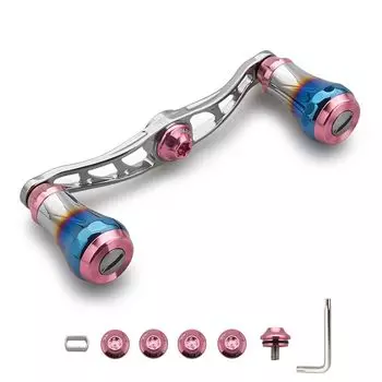 HEIGHTEN Bait Reel Handle for Abu General Bait Aviation Aluminum Aurora Series Gunmetal Sakura V2.0 90mm/105mm/115mm Shimano, Daiwa, Garcia, Reel,