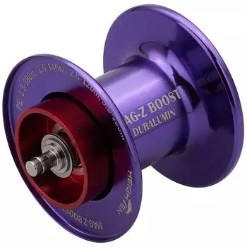 HEIGHTEN Reel Spool MAG-Z BOOST 2 Stages Movable Deep Groove 1000 DAIWA Bait Reel Replacement Spool Purple 789