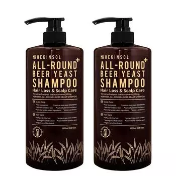 Hekinsol All Round Plus Шампунь от выпадения волос с пивными дрожжами, 2 шт., 1 л