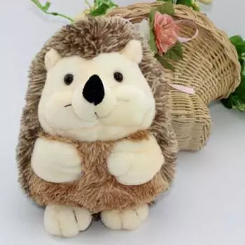 Helen115 милый ежик, плюшевая кукла, игрушки для детей, милый подарок коричневый