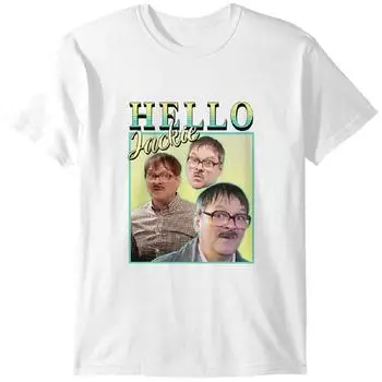 Hello Jackie Adults T-Shirt Funny TV Merch Viral Meme TV Fun Tee Top Classic T-shirt S