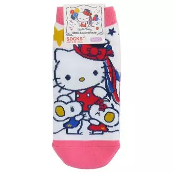 Hello Kitty Anniversary Kitty and Friends Sanrio [Small Planet] [Women s Socks] Women s Socks/50th