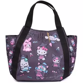 Hello Kitty Kuromi Cinnamoroll My Melody Мини-сумка-тоут Маленькая мини-сумка с широкими вставками Сумка-тоут Sanrio Goods [Lelotte] Женская (Персонажи Санрио)