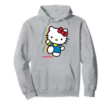 Hello Kitty US Design Цветная парка серый