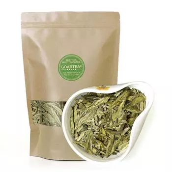HELLOYOUNG 100 г Top Xihu Longjing DragonWell Китайский зеленый чай Весенний листовой чай