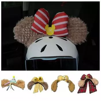 Helmet Decoration Motorcycle Helmet Cat Ears Plush Helmet Decor Helmet Accessories style 15