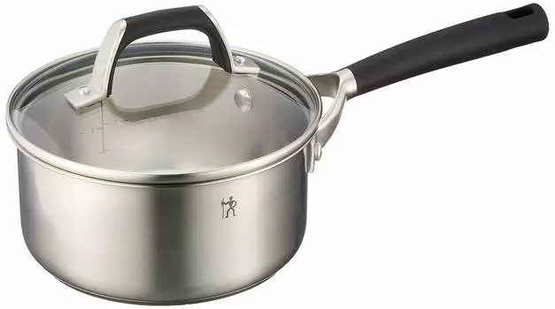 Henckels Style Basic One Hand Pot 18cm Stainless Steel Saucepan IH Compatible Japanese HI 2L [Authorized Product] 40585-180