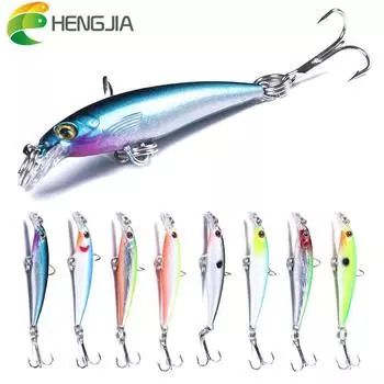 HENGJIA 1 шт., пресноводная мини-приманка для рыбалки, 5 см-2,1 г, приманка для гольяна для щуки, форели, окуня