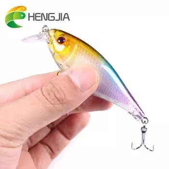 HENGJIA 3,3 /8,5 см приманки для пресноводной щуки, форели, приманки для рыбалки, 3 шт., глубина 1-2 м