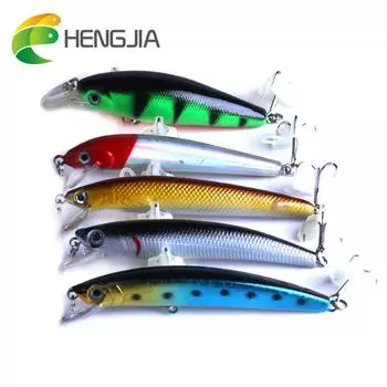 HENGJIA 5 шт. приманка для гольяна 9,4 см 9 г приманка для троллинга искусственные воблеры глубоководные снасти для морской рыбалки окунь щука воблеры 5pcs
