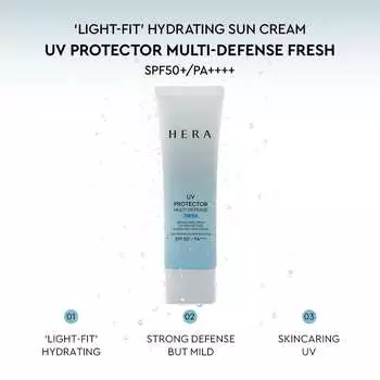 Hera UV Protector Multi-Defense Fresh 40ml *KOREAN LUXE COSMETIC