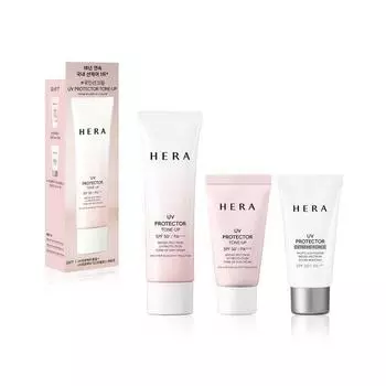 Hera UV Protector Tone Up 50 мл Специальный (+Тонизирующий 15мл+Лепортс 15мл) Tone-up 50ml limited edition