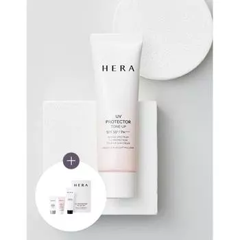 Hera Uv Protector Tone Up Spf50+ Pa++++ + В комплект входит комплект для защиты от УФ-излучения