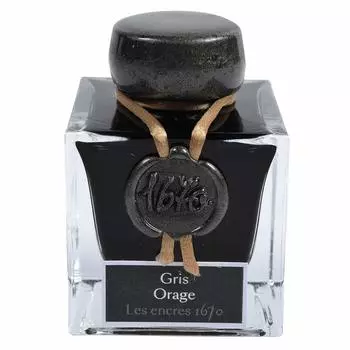 Herbin Anniversary Ink Gold Fine for Fountain Pen Storm Gray hbj15009 [1670 Particles] Pen/Dip