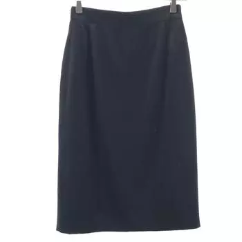 Herno 80s 90s Made in Italy Old Mimole length Tight Skirt 42 Black series Women Used