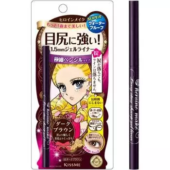 Heroine Make Long Stay Sharp Gel Liner 02 Темно-коричневый 0,07 г Плотная гелевая подводка Водостойкая формула