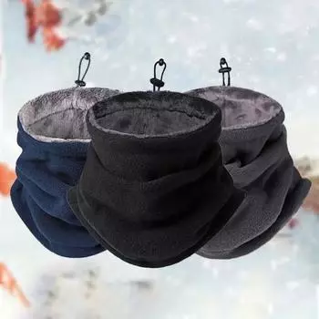 Herren Damen Winter Fleece Loop Schal Motorrad Radfahren Ski Sport Schlauchschal серый