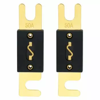 Heschen Car ANL Fuse 50A Automotive Motorcycle Audio Subwoofer Supplies Pack of 2