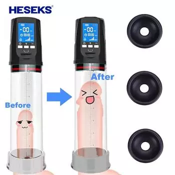 HESEKS автоматический насос для пениса, вакуумный насос для эрекции, электрический Мужской расширитель для увеличения пениса для мастурбации, мужской увеличитель, секс type1