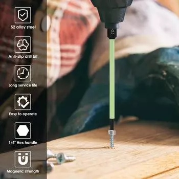 Hex Head Allen Wrench Drill Bit Magnetic S2 Steel Allen Screwdriver Bits Magnetic Impact Cross Hexagonal Metric Torx Star Bits
